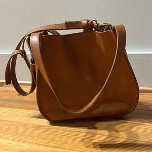 Madewell horseshoe shaped purse